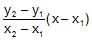 Point Slope Form and Two Point Form | Mathematics (Maths) Class 11 - Commerce